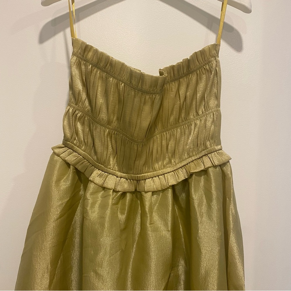 Olive coloured dress